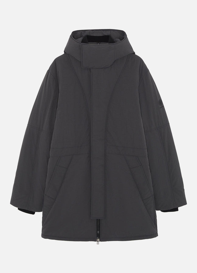 FILLED PARKA DARK GREY RÆBURN