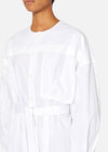 COM.PACKED SHIRT DRESS WHITE RÆBURN