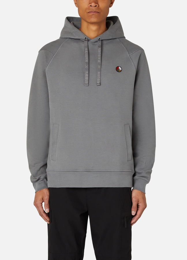 SI HOODED SWEAT GREY RÆBURN