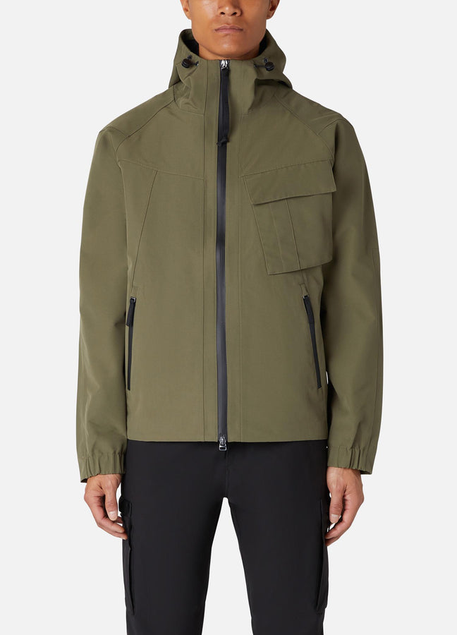 SEAM SEALED ANORAK OLIVE RÆBURN