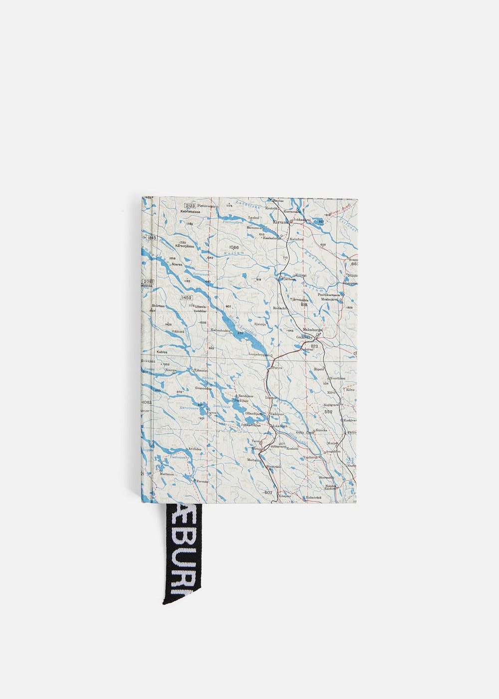 A5 OFF-CUT NOTEBOOK, LINED AERONAUTICAL MAPS RÆBURN