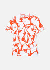 ORANGUTAN PRINT TEE WHITE RÆBURN