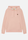 SI HOODED SWEAT SILVER PINK RÆBURN