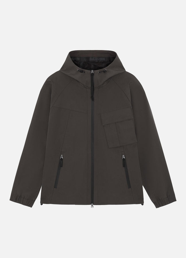 SEAM SEALED ANORAK DARK GREY RÆBURN