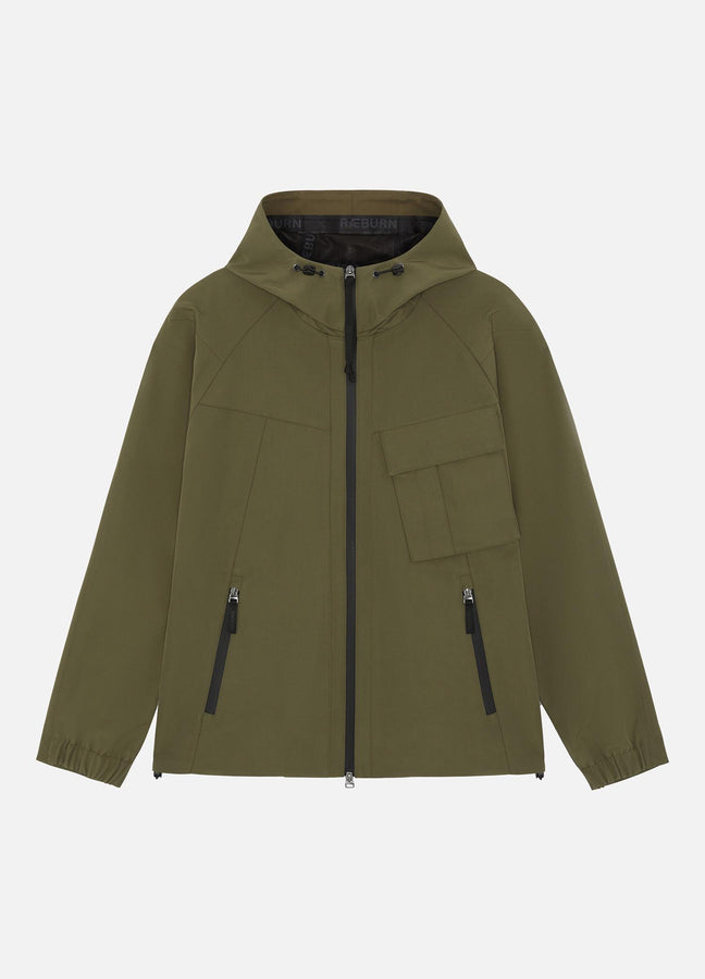 SEAM SEALED ANORAK OLIVE RÆBURN