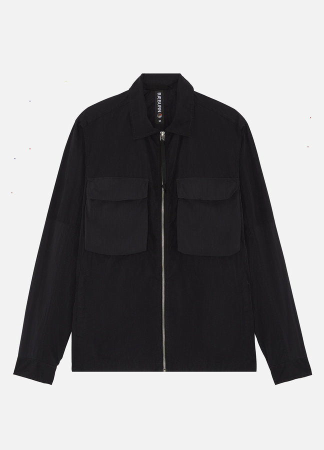 GD ZT 4 PKT OVERSHIRT BLACK RÆBURN