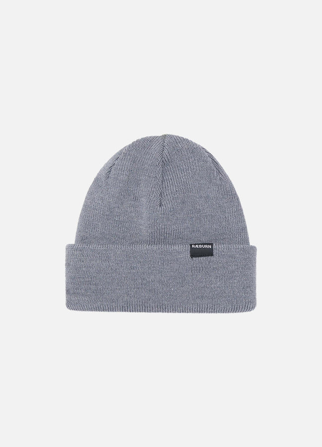 TAB BEANIE GREY RÆBURN