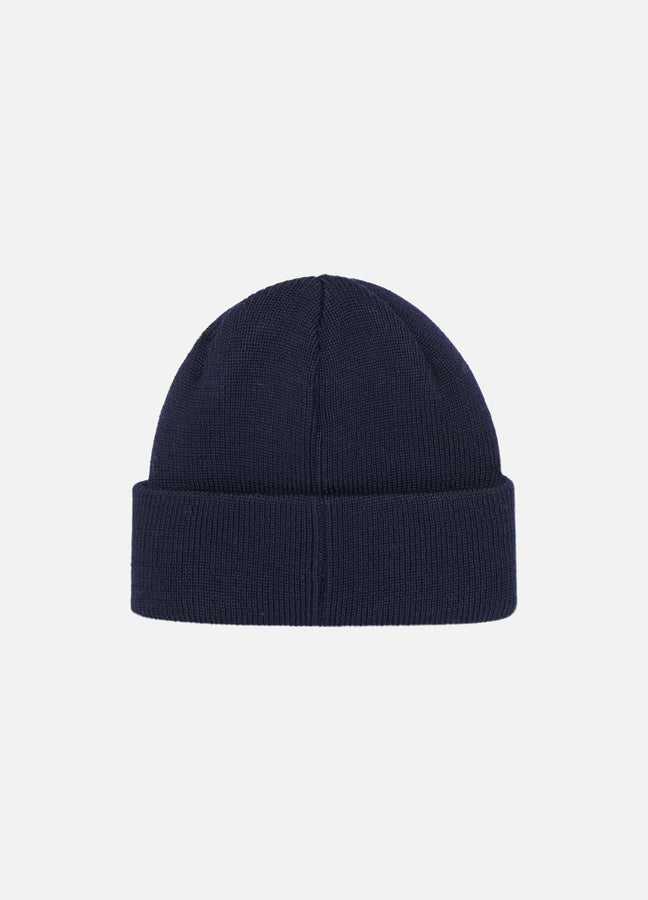 TAB BEANIE NAVY RÆBURN