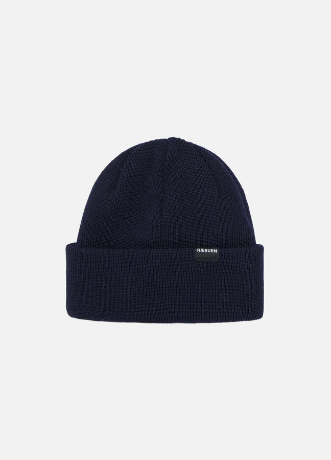 TAB BEANIE NAVY RÆBURN