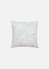 1950'S SILK MAP CUSHION, SMALL AERONAUTICAL MAPS RÆBURN